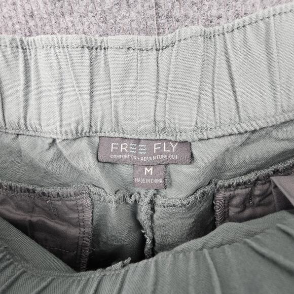 Free Fly Shorts Womens Medium Pull On Casual Summer Canvas Stretch Outdoor - Picture 4 of 5